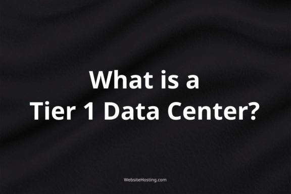 What is a Tier 1 Data Center
