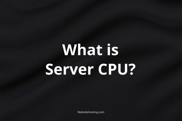 Server CPU Explained