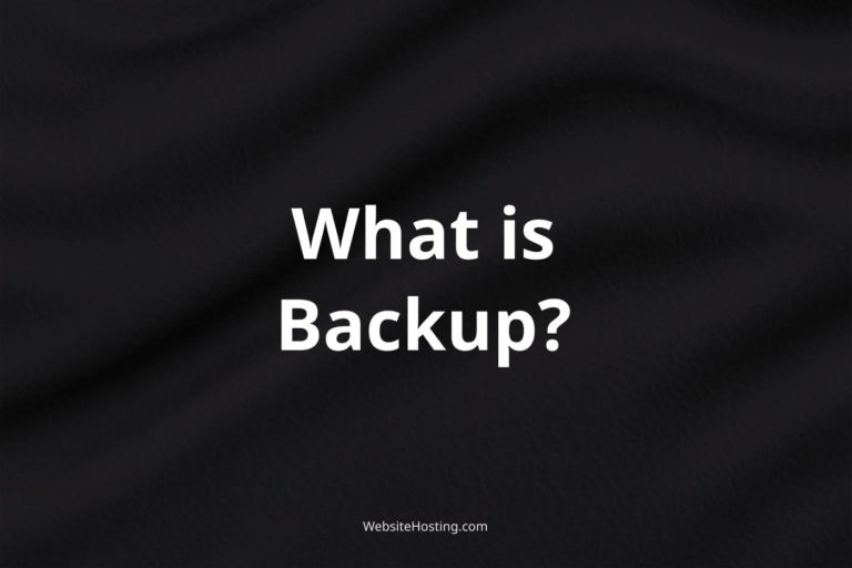Backup Explained: What It Is and Why It’s Important for Web Hosting